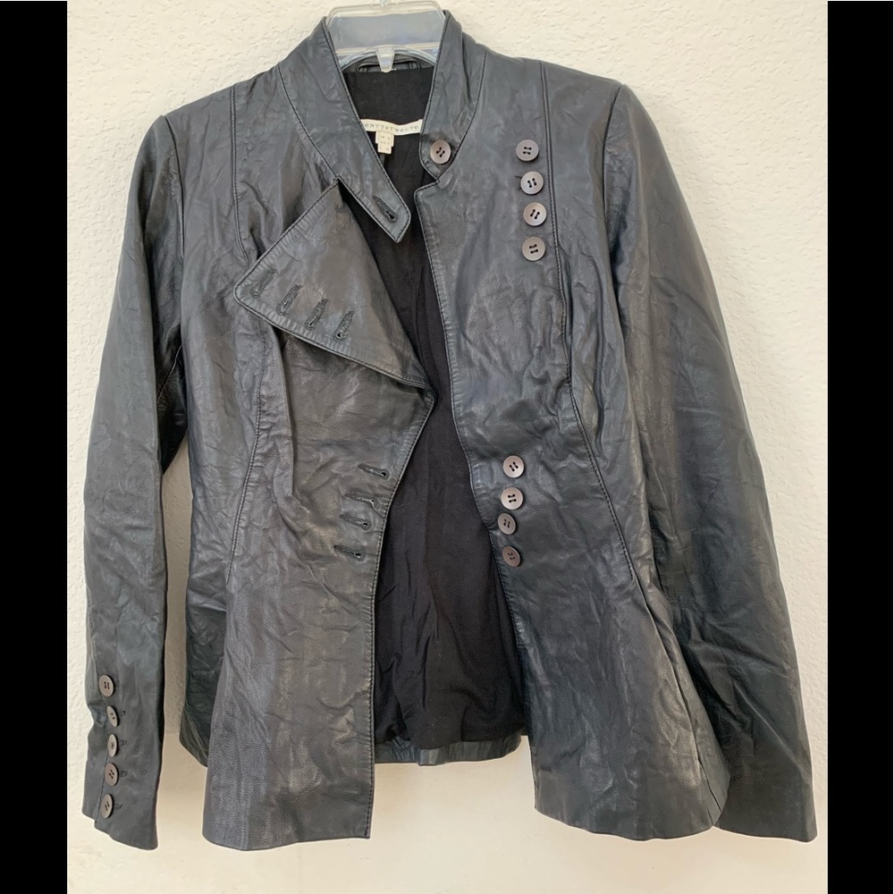 Black Twenty8Twelve leather jacket size 4
